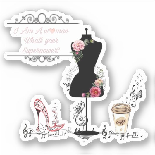 女だ シール (正面)