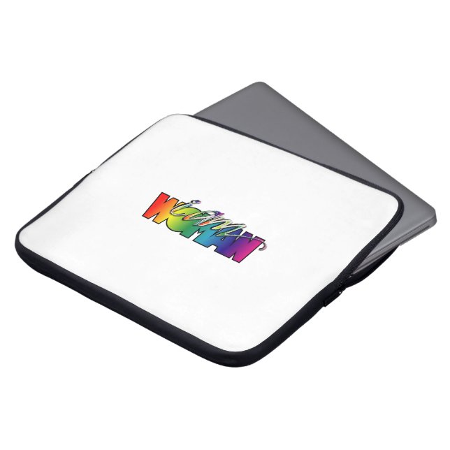 女だ ラップトップスリーブ (正面上部)