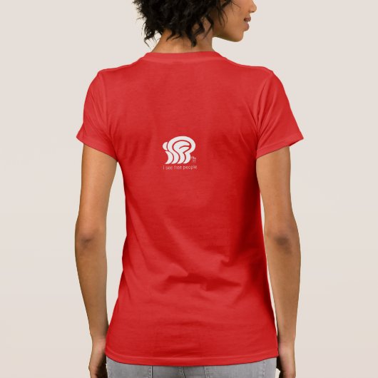 女とは Tシャツ (裏面)