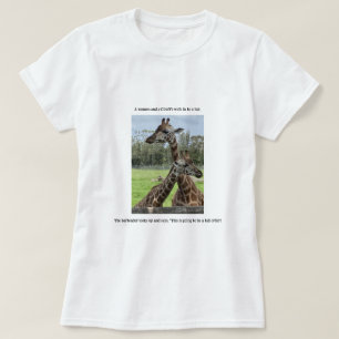 女とキリン… Tシャツ