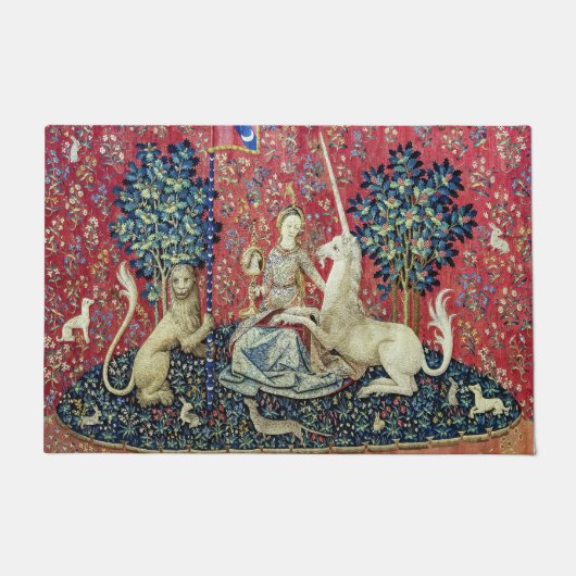 『女とユニコーン』視覚 ドアマット (正面)