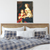 女と女の子 キャンバスプリント (インサイチュ (寝室))