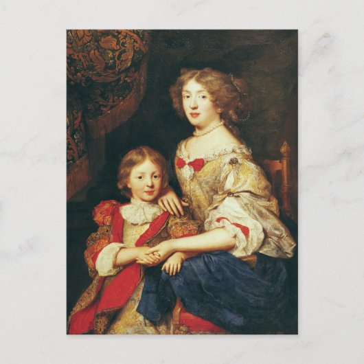 女と女の子 ポストカード (正面)