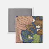 女と子 マグネット (正面/裏面)