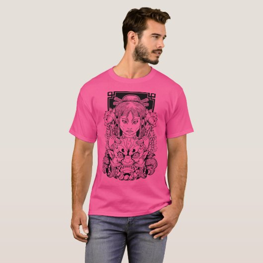 女と悪魔 Tシャツ (正面フル)