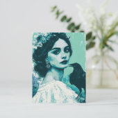 女と渡り鳥 ポストカード (スタンド正面)