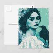 女と渡り鳥 ポストカード (正面/裏面)