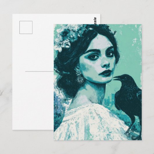 女と渡り鳥 ポストカード (正面/裏面)