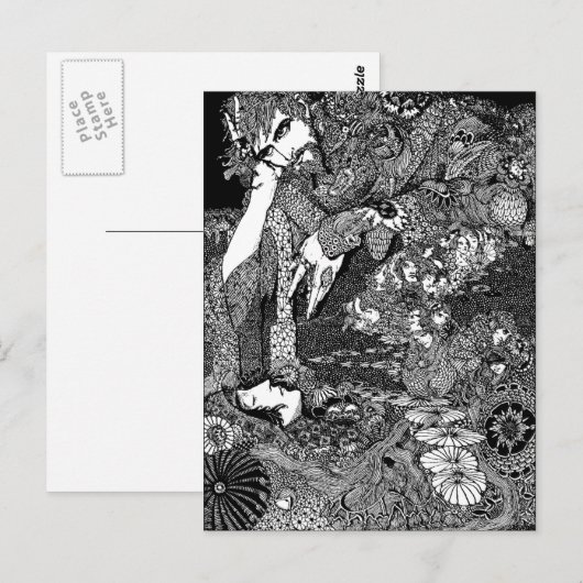 女と男 ポストカード (正面/裏面)