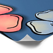 女と花 ポスター (角)