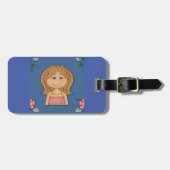 女と花 ラゲッジタグ (正面横)