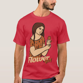 女と花 Tシャツ