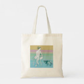 女と豚 トートバッグ (裏面)