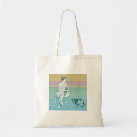 女と豚 トートバッグ (正面)
