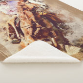 女と馬の恋 シェルパブランケット (3/4)