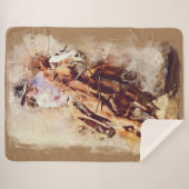 女と馬の恋 シェルパブランケット (正面(横))