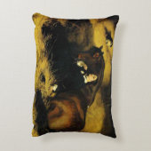 女と馬 アクセントクッション (裏面(縦))