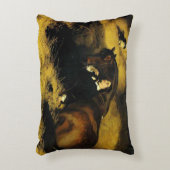 女と馬 アクセントクッション (正面(垂直))