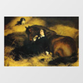 女と馬 ウィンドウサイン (シート)