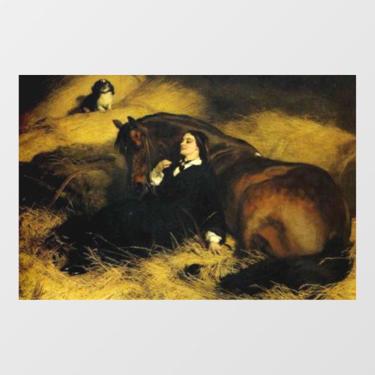 女と馬 ウィンドウサイン (シート)