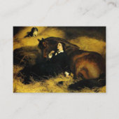 女と馬 エンクロージャーカード (正面)