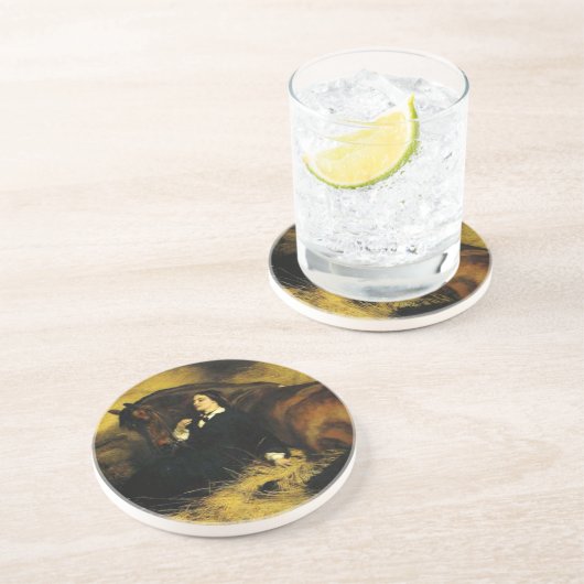 女と馬 コースター (側面)