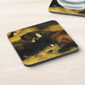 女と馬 コースター (左側)