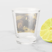 女と馬 ショットグラス (裏面)