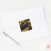 女と馬 スクエアシール (封筒)