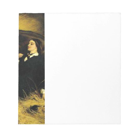 女と馬 ノートパッド (正面)