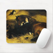 女と馬 マウスパッド (マウス)