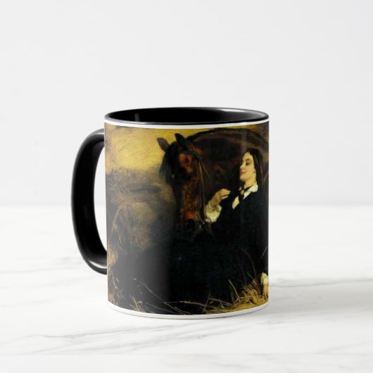 女と馬 マグカップ (正面左)