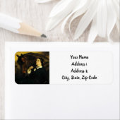 女と馬 ラベル (インサイチュ)