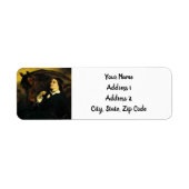 女と馬 ラベル (正面)