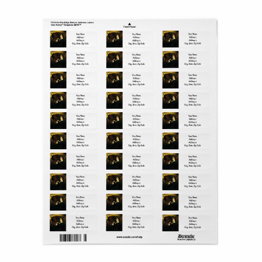 女と馬 ラベル (フルシート)