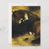 女と馬 招待状 (正面)