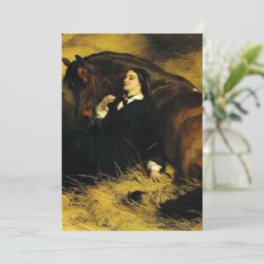 女と馬 招待状 (スタンド正面)