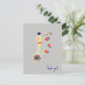 女と魚 ポストカード (スタンド正面)