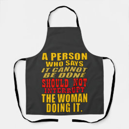 女にやらせるな エプロン