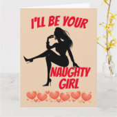 女のいけな子ロマンチックなグリーティングカード4夫は彼 カード (黄色い花)