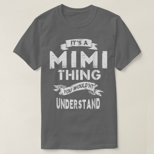 女のおばあちゃんへのプレゼント、ミミのおばあちゃん Tシャツ (デザイン正面)