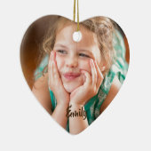 女のかわいらし子の写真 セラミックオーナメント (右)