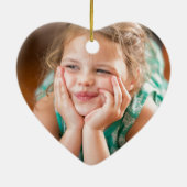 女のかわいらし子の写真 セラミックオーナメント (裏面)