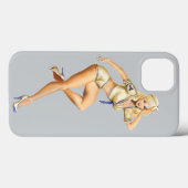 女のかわいらし子をピン留めする Case-Mate iPhoneケース (裏面 (横))