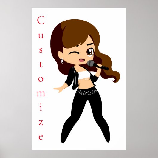 女のクール子がカラオケThunder_Cove ポスター (正面)