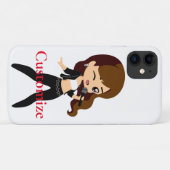 女のクール子がカラオケThunder_Cove Case-Mate iPhoneケース (裏面(横))