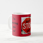 女のストップ子だ！クラシックマグ コーヒーマグカップ (正面左)