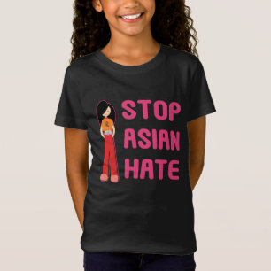 女のストップ子ヘイトシャツ Tシャツ