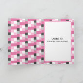 女のパーソナライズされた子のためのゲームをテーマにした誕生日カード カード (内部)