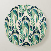 女のピース ラウンドクッション (正面)